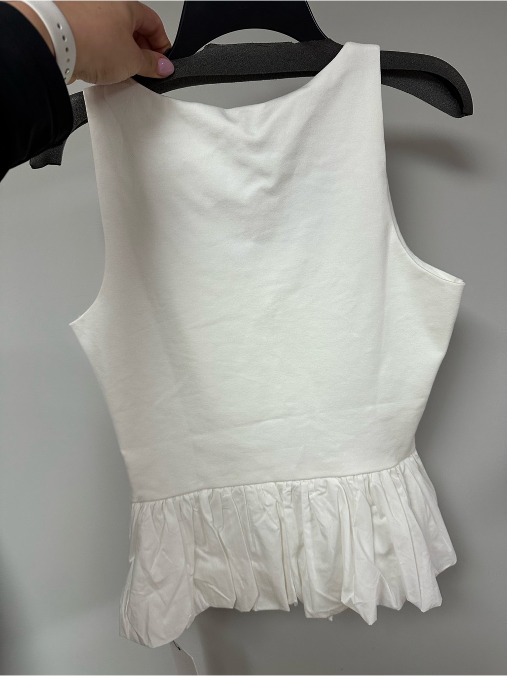 Endless Rose White Scoop Neck Tank Top - Picture 4 of 7
